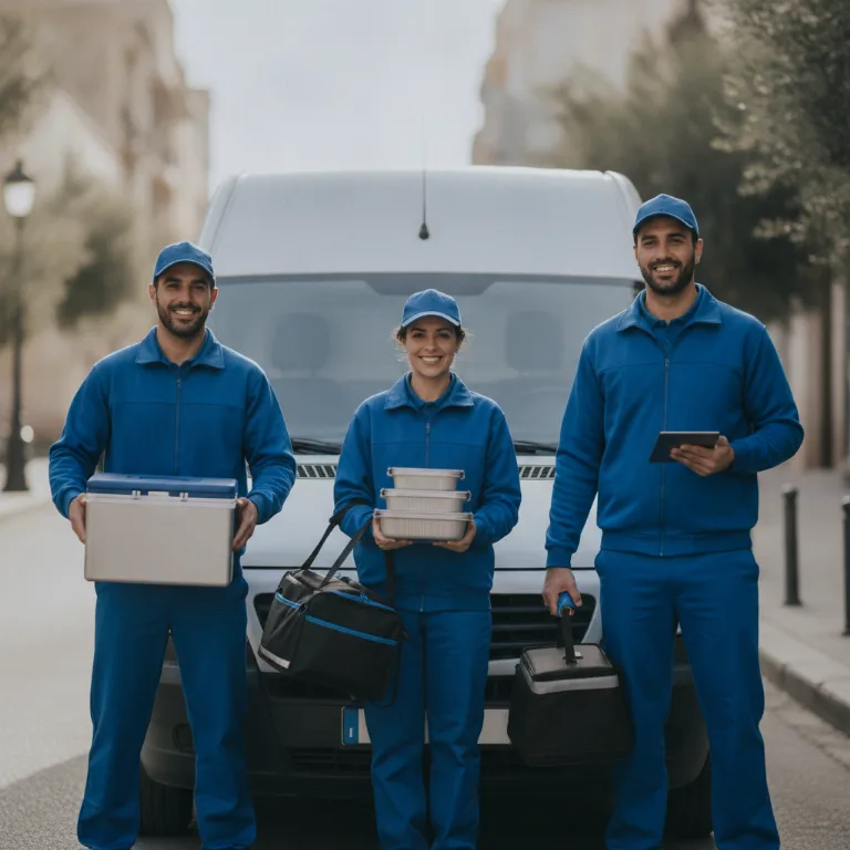 Entrega de Comidas equipo en Sarria-Sant Gervasi